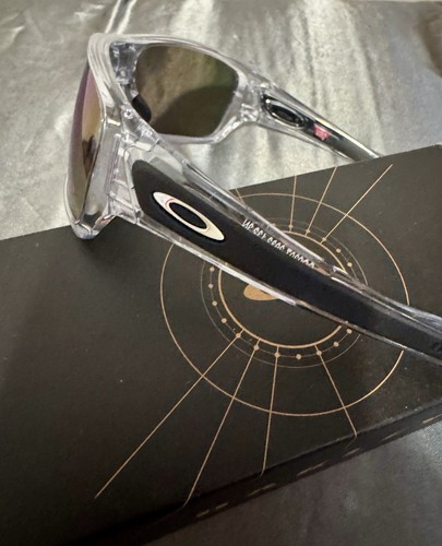 OAKLEY Turbine Rotor Sunglasses Polished Clear/Prizm Sapphire OO9307-29 NEW - Picture 4 of 6