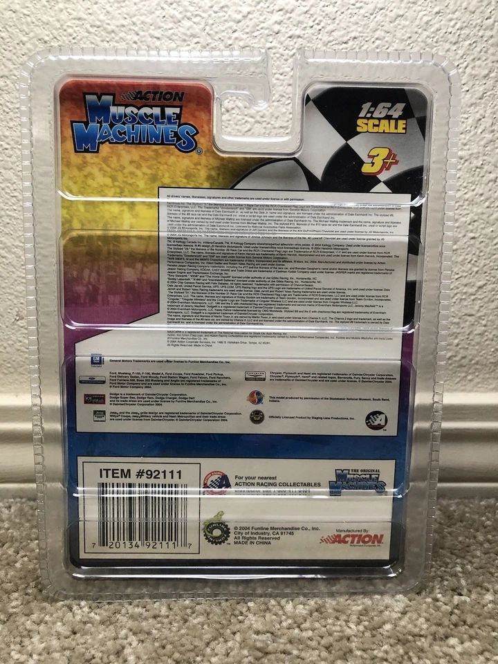 MÁQUINAS MUSCULARES JEFF GORDON CHEVROLET CHEVELLE ESCALA 1/64 COCHE FUNDIDO A PRESIÓN Foto 2 de 3