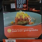 Bobby Flay Double Sided Cast Iron Griddle 20" L x 10" W