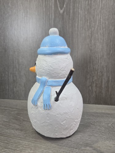 Isabel Bloom Cole Muñeco de Nieve Navidad Invierno Hormigón Pintado Estatuilla Estatua - Imagen 2 de 5