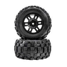 Pro-Line PRO1030110 Badlands Front/Rear Tires MTD 12mm Black Split Six 2 : ARRM