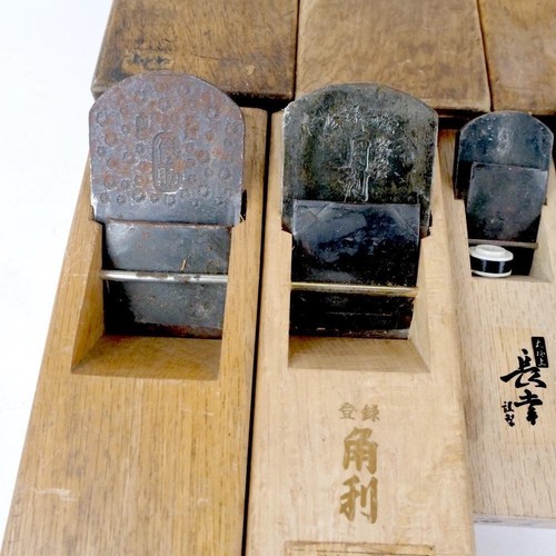 Kanna Avión de Mano Japonés Vintage Carpintero Herramienta Set de 11 Lote Japón - Imagen 12 de 13