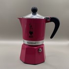 Bialetti Rainbow Pink 3 Cup Espresso Coffee Maker Stovetop Moka Cafetiere NEW