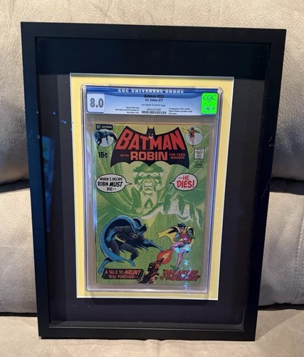 BATMAN #232 CGC 8.0 llave 1ª RAS AL GHUL con marco incluido * Neal Adams - Imagen 1 de 6