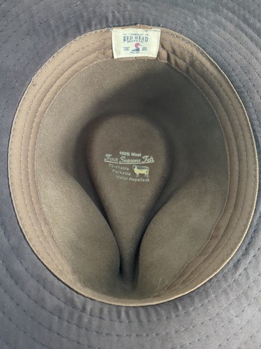 RedHead Four Seasons 100 % Wollfilzhut für Herren Outdoor-Stil groß knautschbar - Bild 6 von 8