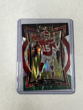 2024 Panini Select - Concourse Patrick Mahomes II #33 Black & Green Shock Prizm
