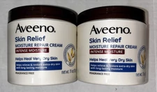 Aveeno Skin Relief Intense Moisturizing Cream, Extra-Dry Skin, 11 oz Lot Of 2