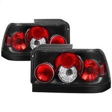 Spyder Auto 5007407 Blackclear Euro Style Taillights For 93-97 Toyota Corolla