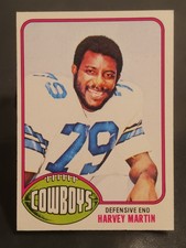 1976 Topps - Harvey Martin #44 (RC) ⭐Dallas Cowboys⭐ 💠NEAR MINT💠