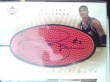 2002-03 Upper Deck Sweet Shots DeShawn Stevenson Signature Shots Rookie Auto RC