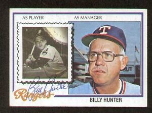 Billy-Hunter-548-signed-autograph-auto-1978-Topps-Baseball-Trading-Card