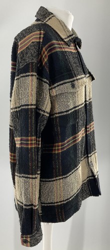 Zara Kariertes Shacket Jacke Gefüttert Hemd Taschen Gr. M Relaxed Fit Damen Sehr guter ZustandBG - Bild 4 von 10