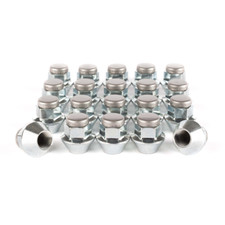 Set Mit Alu Rad Muttern, M14 X 1.5, 19mm Sechskant, 28mm Breit, Für MUSTANG &