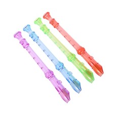 Plastic Musical Instrument Recorder Flute 6 Holes Colorful Children s Toys Gift