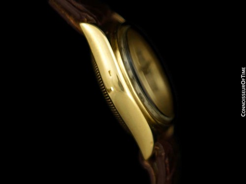 1938 Rolex seltene frühe Auster Vintage Herrenuhr 18K Gold, Original mit Garantie - Bild 6 von 7