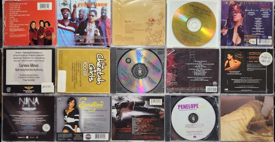 CD LOT FEMALE R&B 3LW 702 Aaliyah Amanda Perez Cheri Dennis Latoya London Nina S - Image 2 of 2