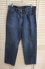 Levis 550 Jeans Mens 36 X 32 (36/30.5) Relaxed Fit Medium Wash Denim 100% Cotton