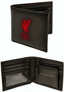 Liverpool FC LFC Braun Ledern Geldbeutel Offiziell Liverpool FC LFC Braun Ledern Geldbeutel Offiziell