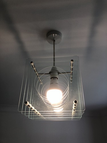 Modern Ceiling light fitting Glass and Metal - Picture 3 of 20