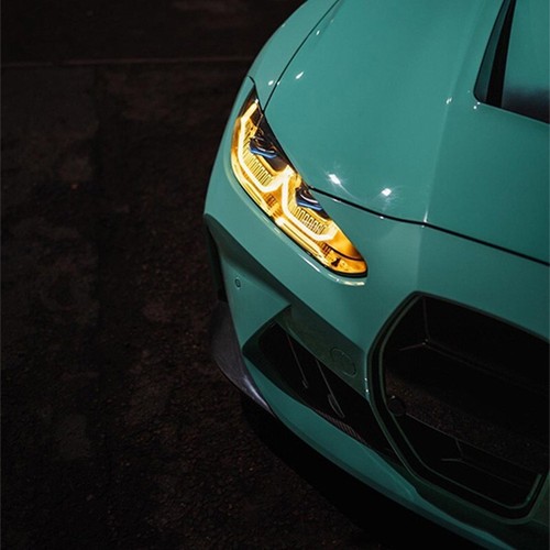 4Pcs Yellow Daytime Light Module For BMW M3 M4 Laser HeadLight G22 G80 G82 430i - Picture 3 of 6