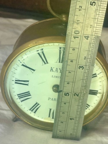 Vintage Kays Limited Brass Signal Box Clock – Loud, Proud & Keeps Perfect Time ⏳ - Picture 11 of 12