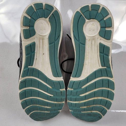 Under Armour Womens Remix Running Shoes Gray Black 3020194-003 Mesh Lace Up 9.5M - Afbeelding 5 van 11