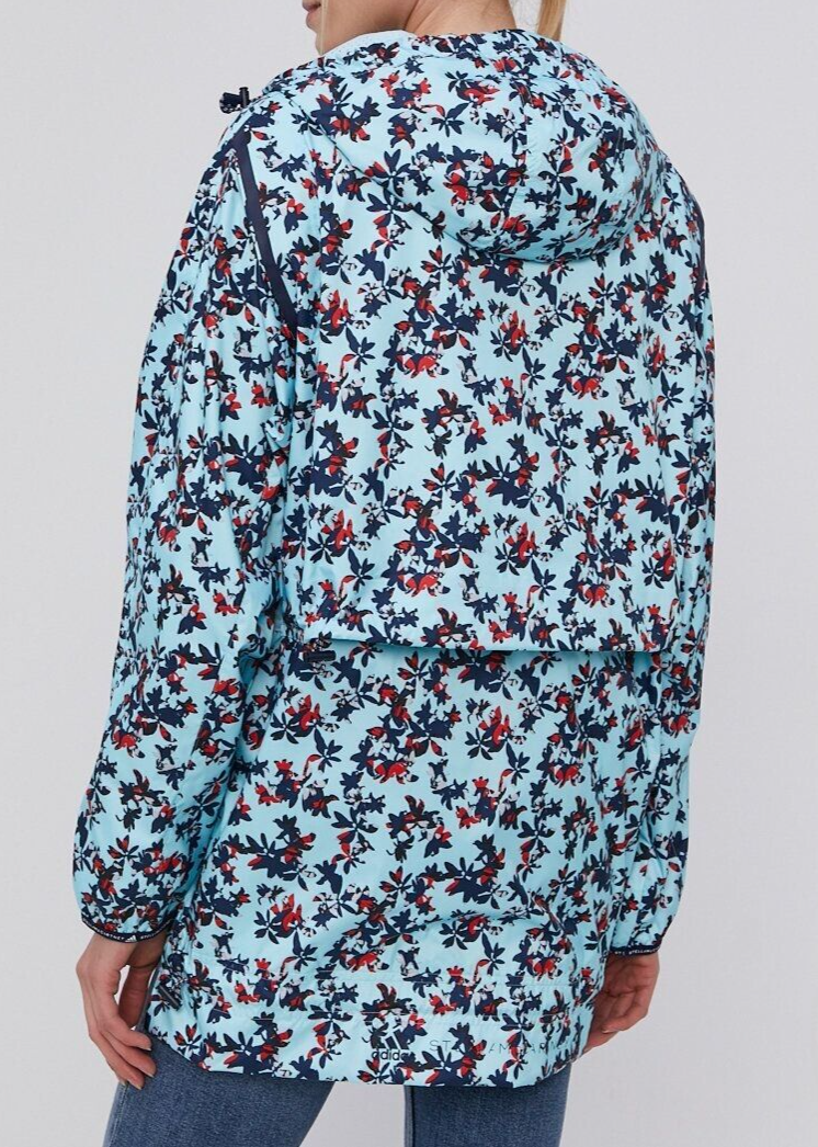 Stella McCartney adidas Raincoat Size UK M Windbreaker Jacket Hooded - Floral - Bild 3 von 9