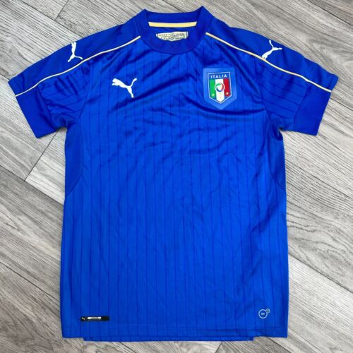 Italy 2016/17 Home Football Shirt Soccer Jersey Size S Adult - Afbeelding 1 van 10