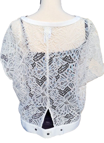 Cabi Women's Lace Top Blouse Camisole Size Small ~ Perfect Layering Piece! - Picture 4 of 5