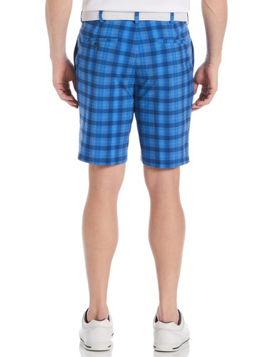 Pga Tour PVBSD056DS Golf Shorts Men's Blue Plaid Stretch Moisture-Wicking MCWW79 - Bild 4 von 10