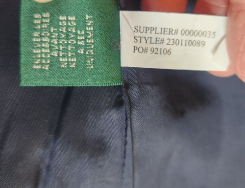 Abito Lauren Ralph Lauren taglia 10 lino navy foderato senza maniche cintura abbottonata - Foto 16 di 17