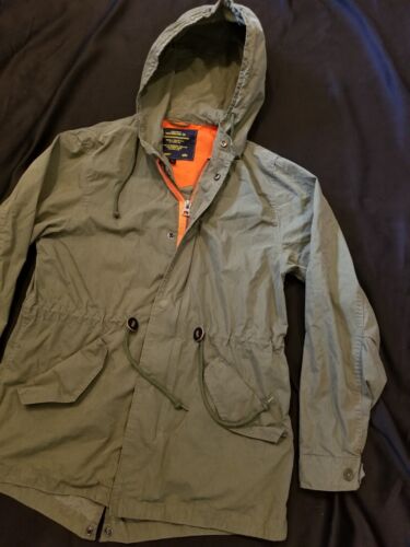 Alpha Industries Military Field Utility Jacket Womens Green Medium M Zip Hoody - Picture 12 of 12