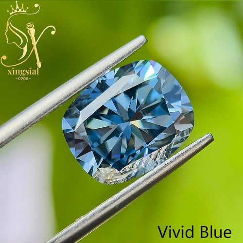 Excelente Piedra Suelta Moissanita Corte Cojín Alargado Multicolor VVS1 Gemas - Imagen 19 de 21