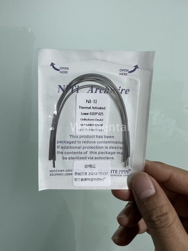 Dental Orthodontic Thermal Activated Niti Arch Wires Rectangular Ovoid 10pc/Bag - Picture 9 of 9