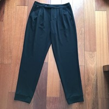 H by Halston Pants Womens Small NEW Black Crepe Pleated front Trousers