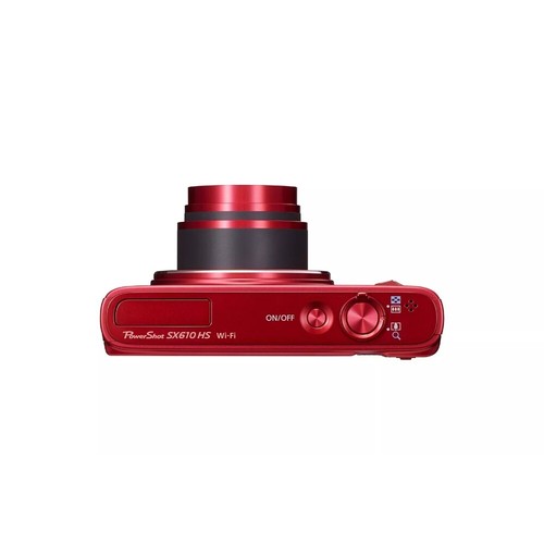 Cámara digital Canon roja PowerShot SX610 HS zoom óptico 18x 85%-90% nueva - Imagen 5 de 12