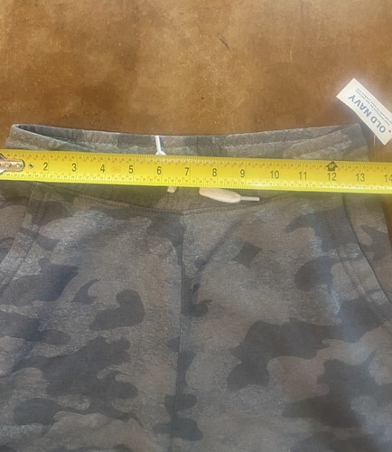 Old Navy kids camo sweat pants grey w/pockets aize 10-12 NWT. Bj - Picture 6 of 7