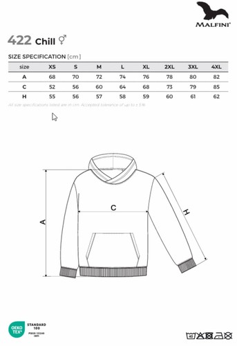 Sweatshirt Unisex mit Kapuze Hoodie ohne Bänder Hoody innen gekämmt label free - Bild 28 von 53