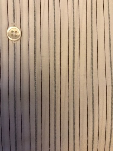 NEW Vintage Perry Ellis Button Down Shirt Mens 15/34 Striped 100% Cotton - Picture 4 of 6