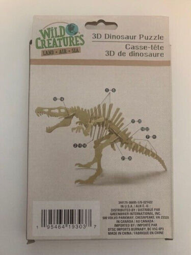 Wild Creatures 3D Dinosaurier Puzzle - Kartonbau - aussuchen und auswählen - Bild 21 von 31