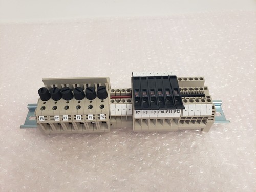 Bloque de terminales de riel Honeywell 51202674-106 REV G Dinkle DL-00389 64-4 - Imagen 1 de 9