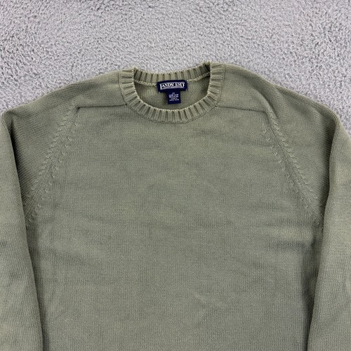 Lands End Sweater Womens 2X Green Pullover Knit Long Sleeve Casual Preppy Y2K - Picture 4 of 10