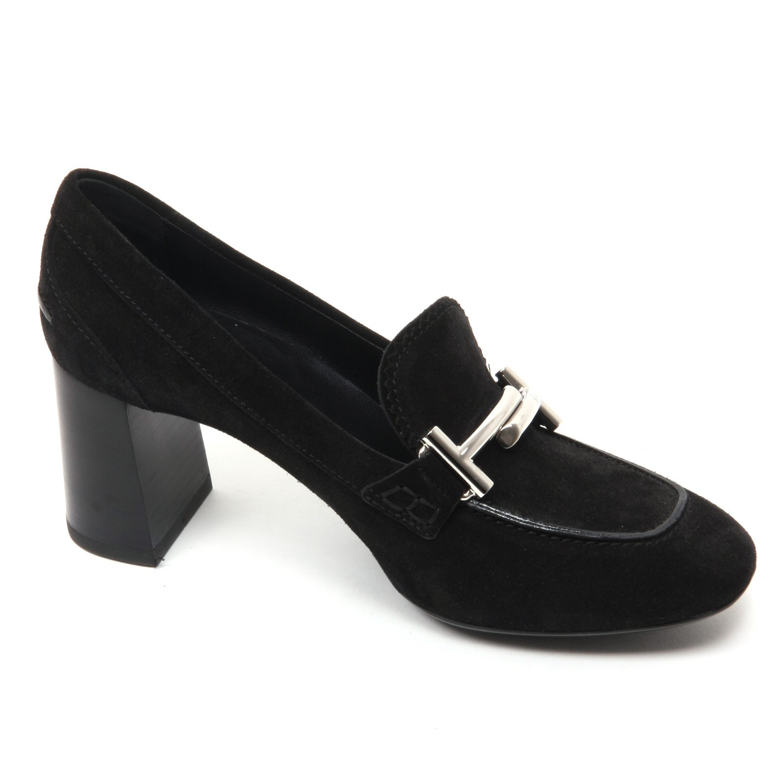 B7648 decollete donna TOD'S T70 scarpa maxi doppia T nero nero T shoe woman f28d85 B7648 decollete donna TOD'S T70 scarpa maxi doppia T nero nero T shoe woman f28d85