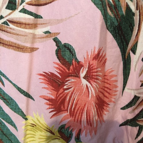 Asos Pink Floral Drop Back Elasticated Waist Skirt S14 Frilled Hem Summery - Picture 7 of 14