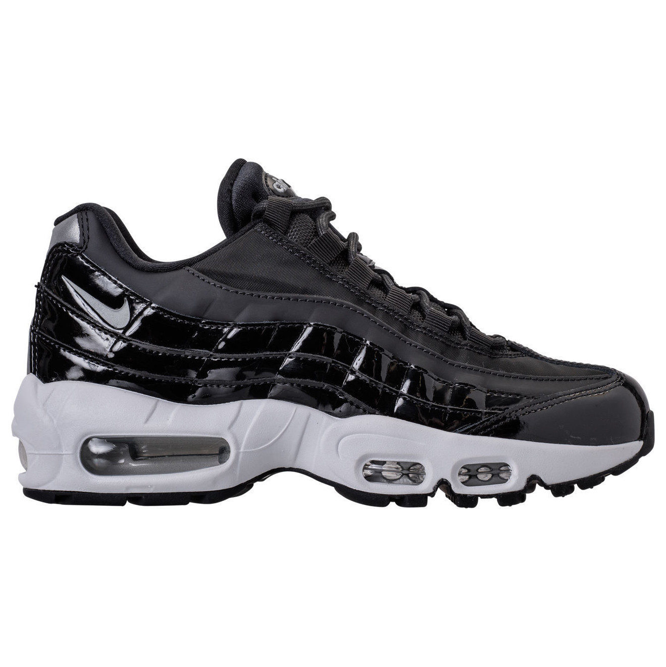 NIKE Womens Air Max 95 Se Prm AH8697-001 BLACK Size 6.5 NIKE Womens Air Max 95 Se Prm AH8697-001 BLACK Size 6.5