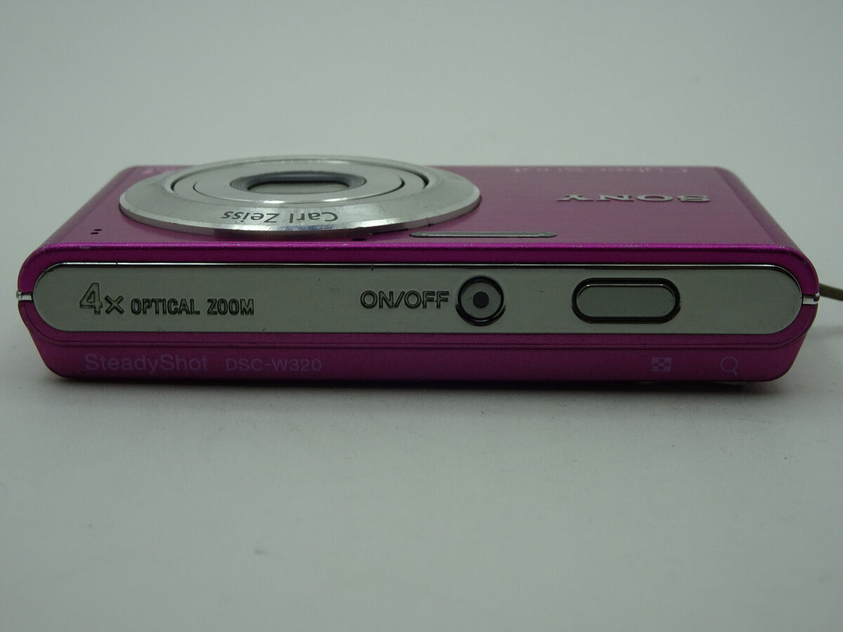 Sony Cyber-Shot DSC-W320 Pink Digital Camera Only 14.1MP 4x Sony Cyber-Shot DSC-W320 Pink Digital Camera Only 14.1MP 4x