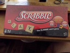 NEW, SEALED SCRABBLE CLASSIC WORD GAME WITH POWER TILES. 2012, FREE SHIPPING!