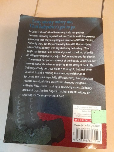 Lulu's Mysterious Mission - Paperback By Viorst, Judith - GOOD - Imagen 2 de 4