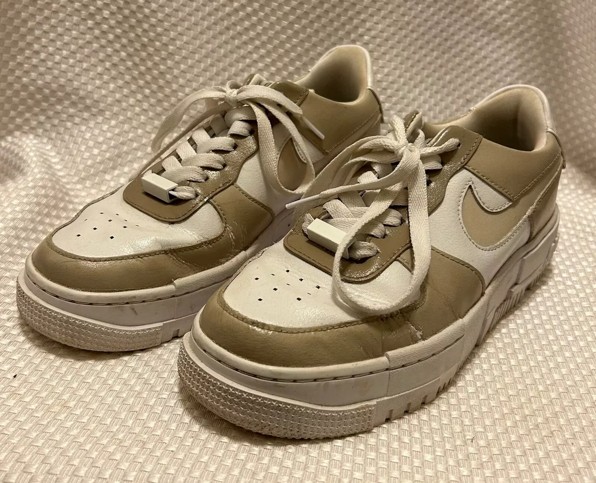 Louis Vuitton x Nike Air Force 1 Low | Size 7.5, Sneaker in Brown/White/Grey