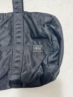 Yoshida PORTER Tanker Duffle Bag L BLACK Boston Bag Hand Bag